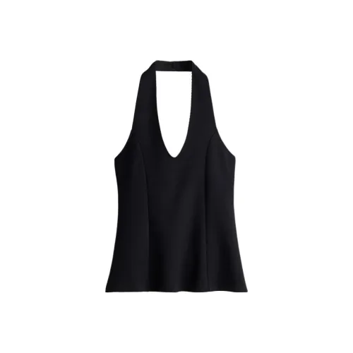 H&M Черные Женские Майки