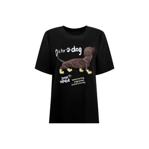 MEANALOT Черные Женские T-рубашки