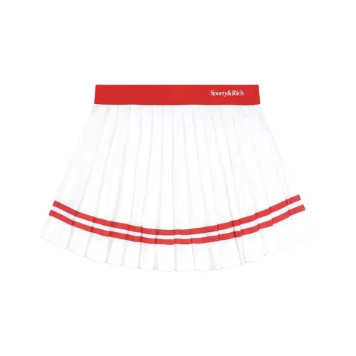 SPORTY RICH SS24 Повседневные короткие юбки Женские Красный