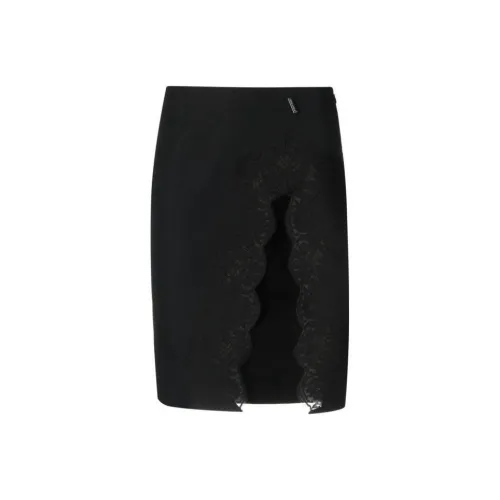 DSQUARED 2 Черная Женская Повседневная Короткая Юбка