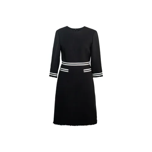 ROEYSHOUSE Длинное платье с длинными рукавами женское черное