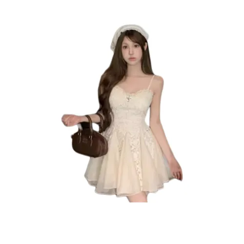 FLIM Slip Платье Женское Абрикос