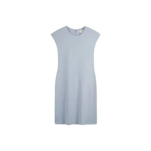 Calvin Klein SS25 D1E Пудрово-голубой Женские Платья без рукавов
