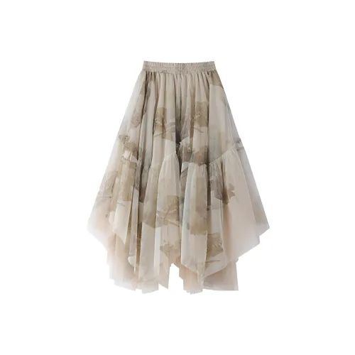 THE SEA LIFE THE SEA LIFE X MORANDI CO Бренд Повседневный Длинный Юбка Женские
