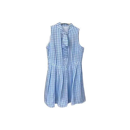 KEAB Синие Женские Платья без рукавов