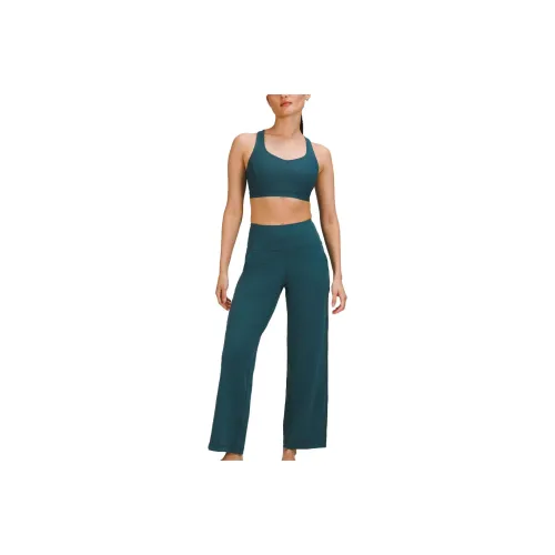 Lululemon Free to Be Лесной зеленый Женское спортивное белье