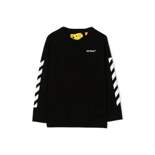 Off Белый FW22 T-рубашка Черный Детский