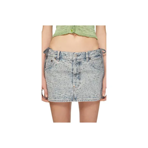 ACNE STUDIOS Джинсовые короткие юбки Женские Blue