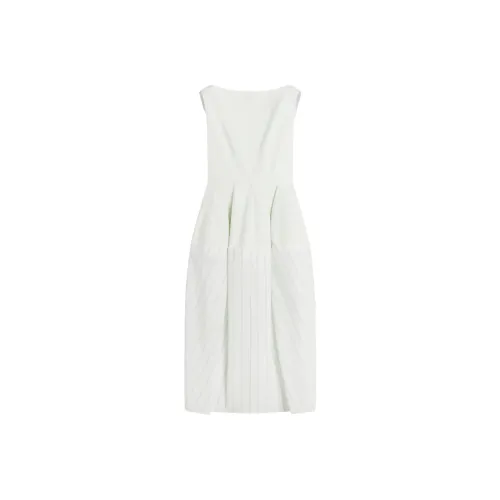 Lanvin Белые Женские Платья без рукавов