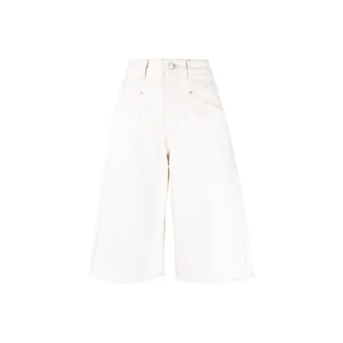 ISABEL MARANT Белые Женские Джинсовые Шорты