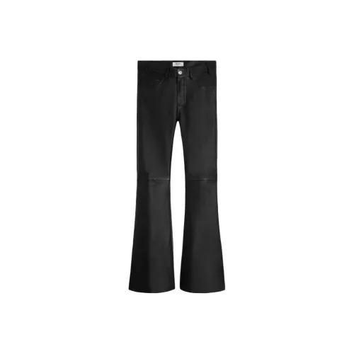 CELINE SS25 Кожаные брюки Женские Черные
