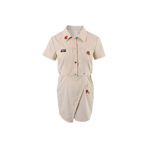 CLOUD SEASON Комплект с юбкой Женские Хаки