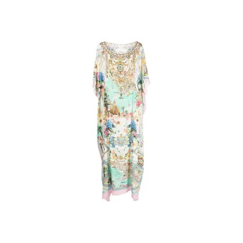 CAMILLA Короткое платье с короткими рукавами женское многоцветное