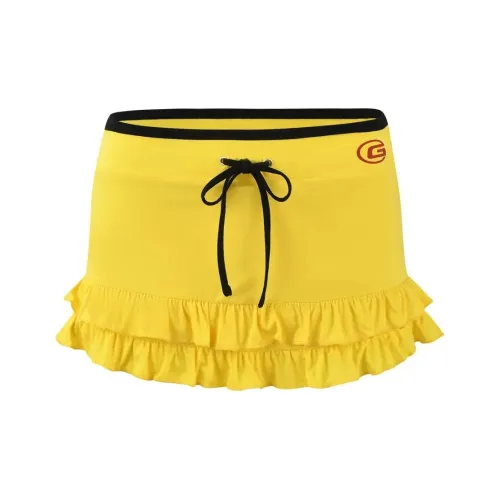 I.AM.GIA MICHELLE Юбка-Шорты Повседневная Короткая Юбка Женская Желтая Желтая