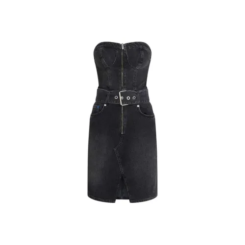 KARL LAGERFELD Без рукавов Платье Женское Черное