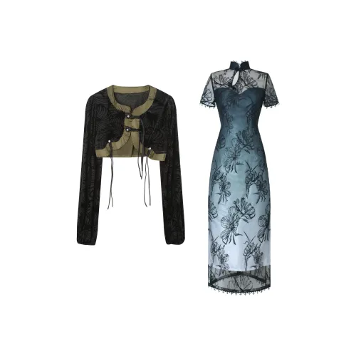 Peiyue Hanbok Комплект с юбкой Женские Черный