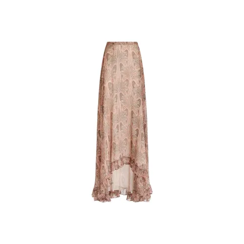 ETRO Розовые Женские Повседневные Длинные Юбки