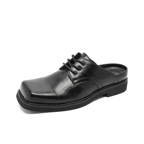 SOBB Износостойкие домашние тапочки Мужские Черные