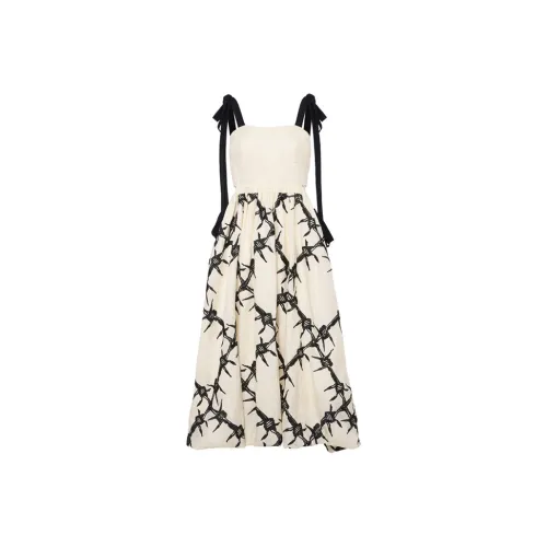 FLONAKED Slip Платье Женские Шип Вышивка Ромб Узор