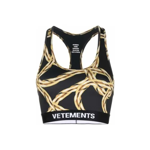 Vetements Черное Женское Спортивное Белье
