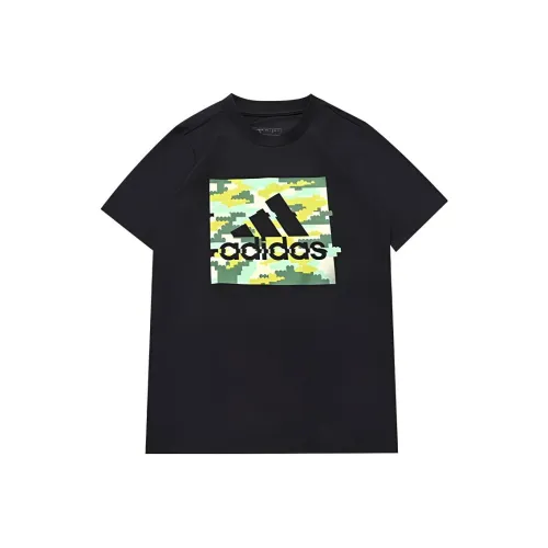 Adidas Черные Детские Футболки
