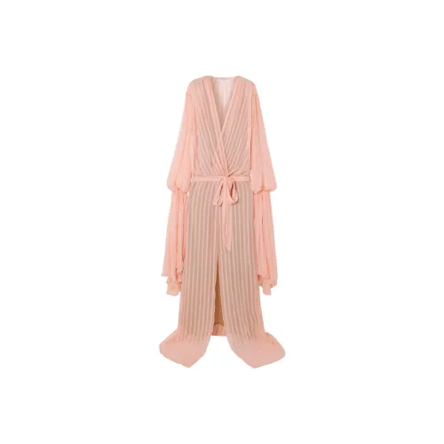 STELLA MCCARTNEY Розовые Женские Длинные Платья с Рукавами