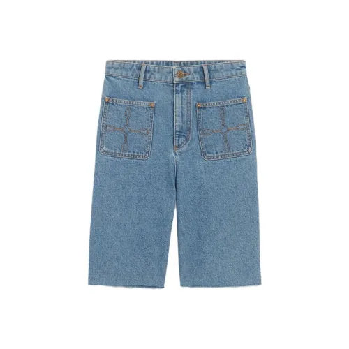 Sandro Джинсовые шорты Женские Blue