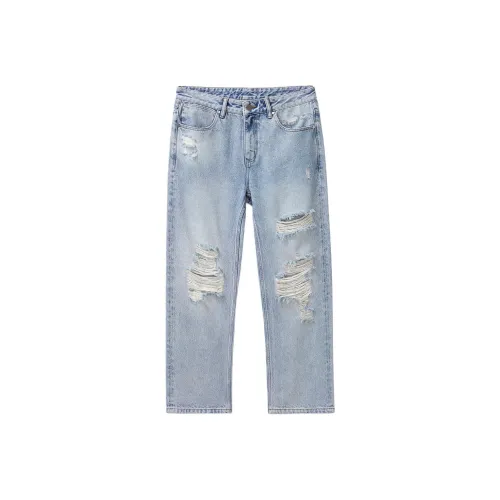 Xiyue Светло-синие мужские джинсы