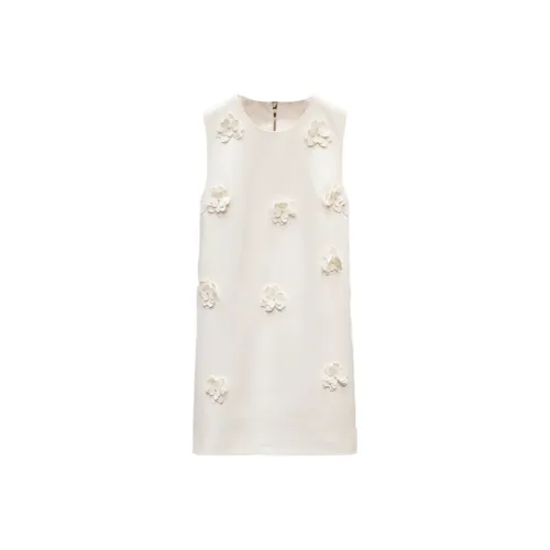 SYEEE WITH U Без рукавов Платье Женское Бежевый Абрикос