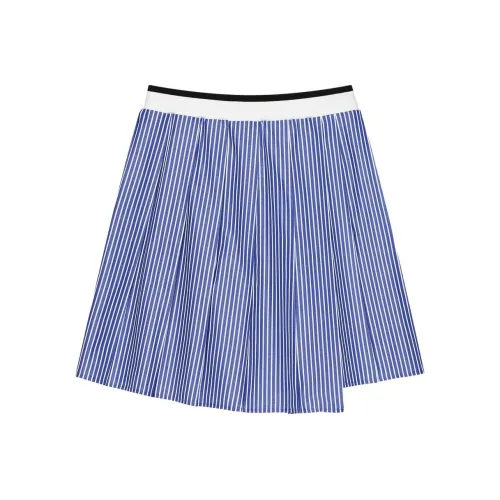 UNIQLO Jw Anderson Co Branded Series Повседневные короткие юбки Женские Морской синий