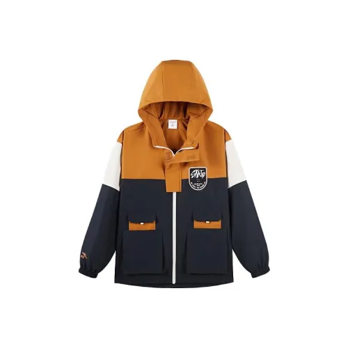 Anta Каштановый Желтый Школьный возраст Куртки