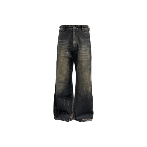J CAESAR STUDIO Черные Унисекс Джинсы