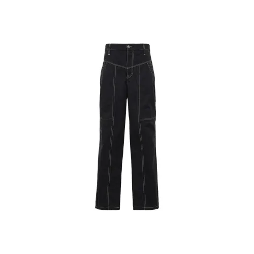 ISABEL MARANT ETOILE Выцветшие черные женские джинсы