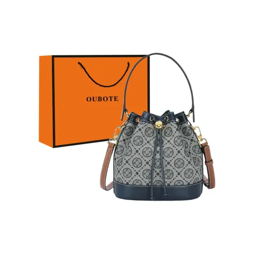 OUBOTE PVC ведрообразная сумка женская синяя