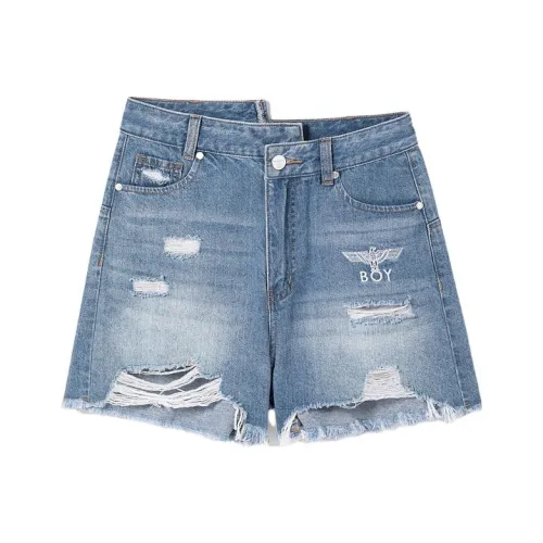 BOY LONDON Синие Женские Джинсовые Шорты