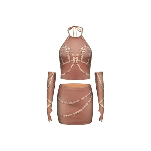 XENASERA Комплект с юбкой Женские Конфетный цвет