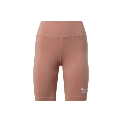 Reebok Кораллово-красные Женские Спортивные Шорты