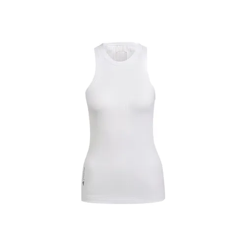Adidas Белые Женские Спортивные Майки Без Рукавов