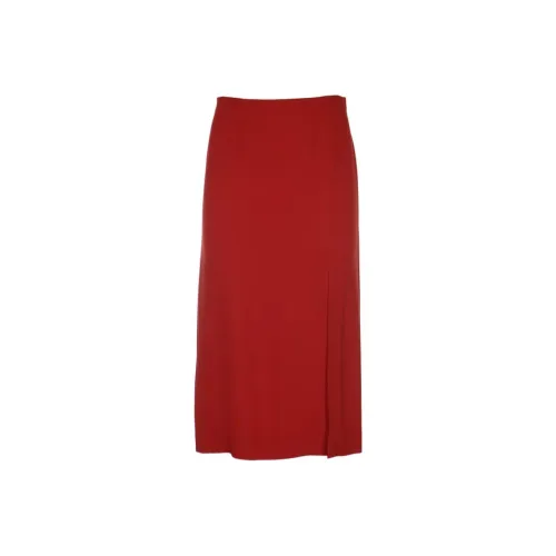 RED VALENTINO Красный Женские Повседневные Длинные Юбки