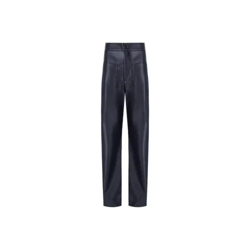 Essentiel Antwerp Кожаные брюки женские черные