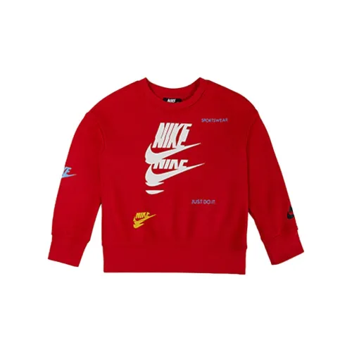 NIKE Красный Kids Свитшоты