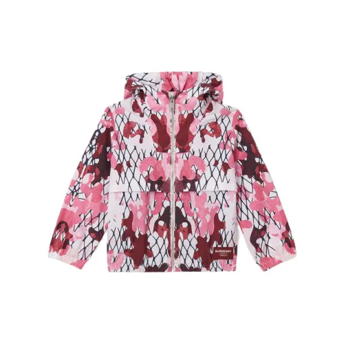 Burberry Розовый бабл-гам Красный Kids Куртки