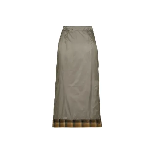 Maison Margiela Повседневный Длинный Юбка Женские Темно-Серый