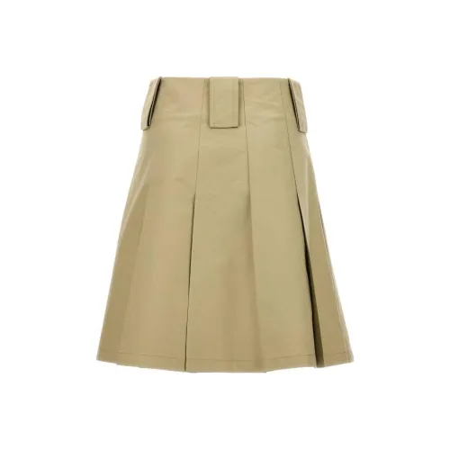 Burberry SS23 Повседневные короткие юбки Женские Экрю