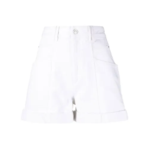ISABEL MARANT Белые Женские Джинсовые Шорты