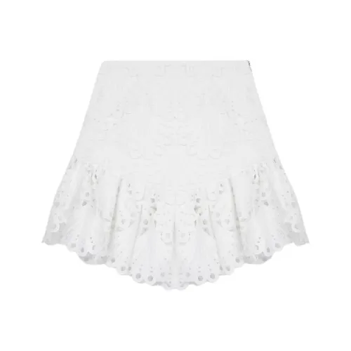 Maje Повседневные короткие юбки Женские Светлый Умбра