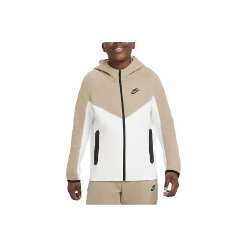 Куртка Nike Sportswear Tech Fleece хаки детская