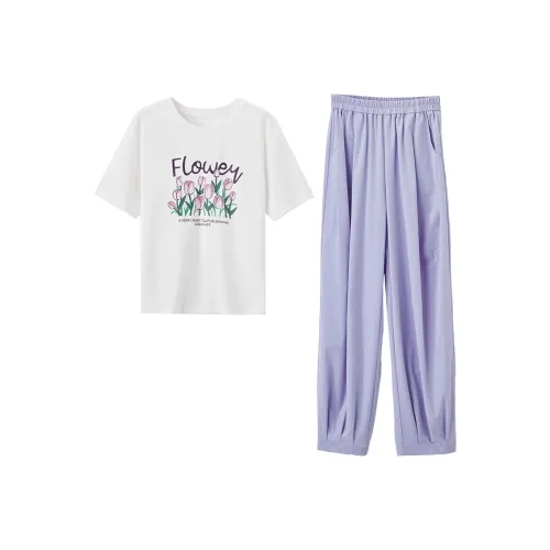 XIANGYING Повседневный костюм женский фиолетовый