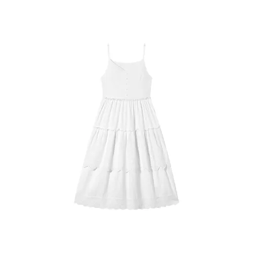 PSO Brand Slip Платье Женское Белое