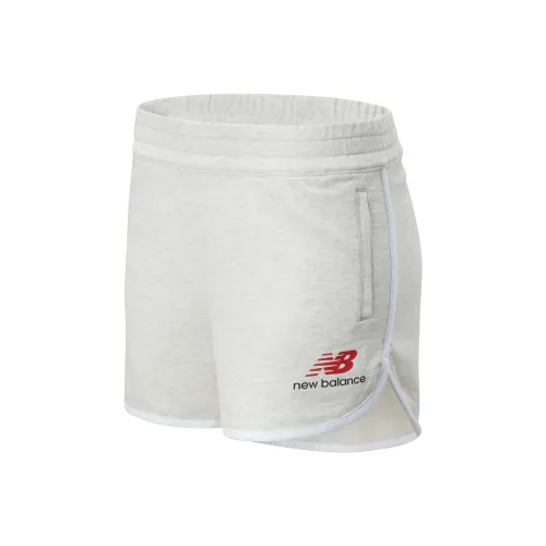 New Balance Серые Женские Спортивные Шорты